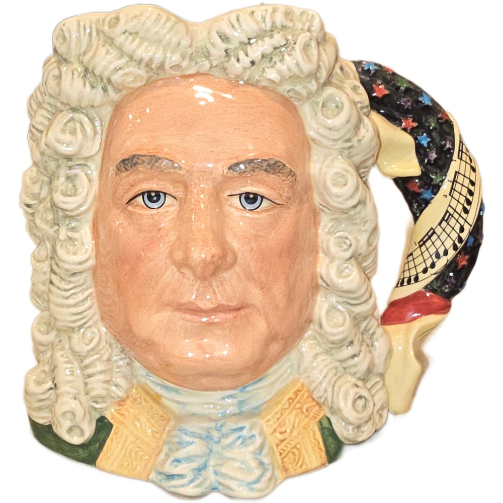 Royal Doulton Handel Character Jug D7080 Great Composers Large Toby Mug 1997